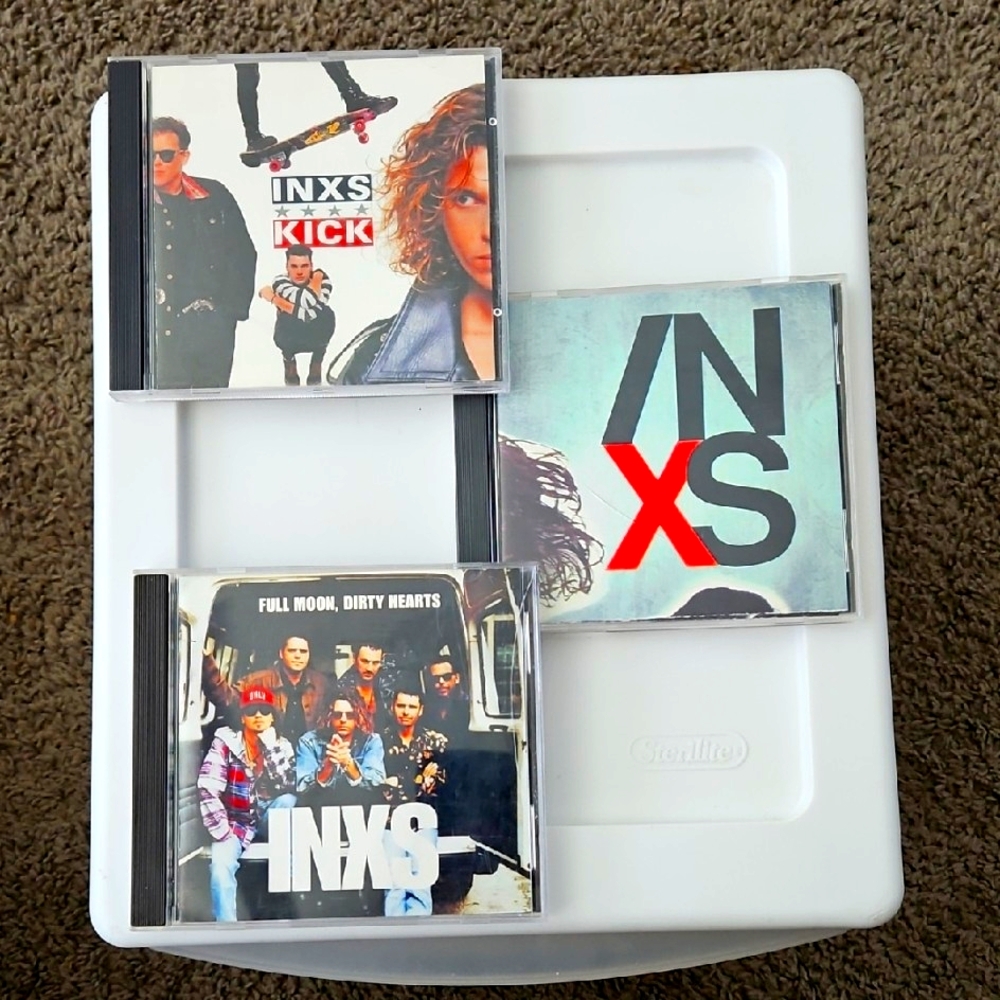 INXS, Rock Music Genre, Lot of 3 CDs